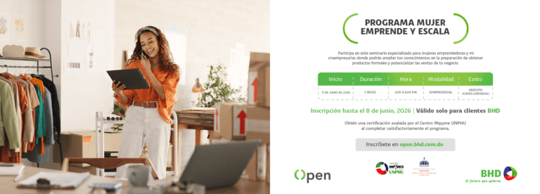 Mujer Negocios Emprende y Escala UNPHU